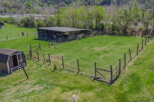 2351 Reese Mountain Rd, Elliston, VA 24087 - view of yard featuring an outdoor structure and an exterior structure