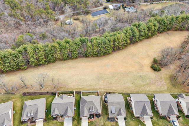 aerial view featuring a residential view