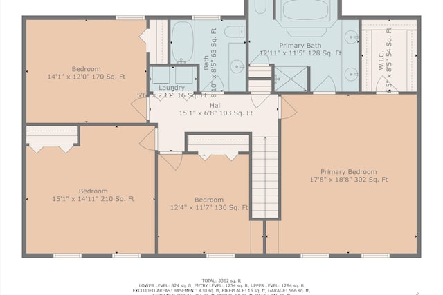 5653 Orchard Valley Cir, Roanoke, VA 24018 - property floor plan