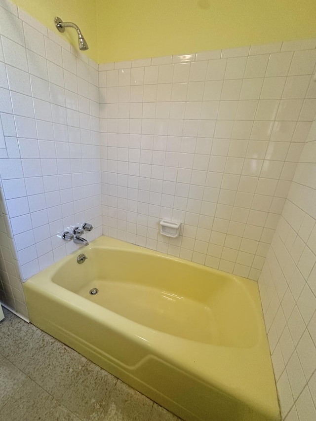 bathroom with tile patterned flooring