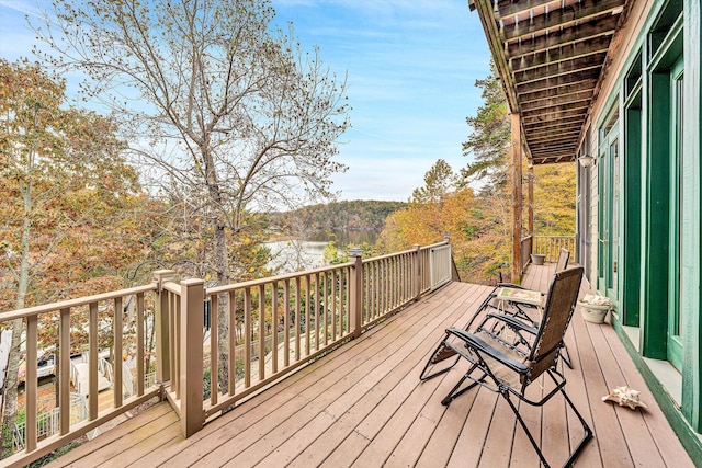 368 Penninsula Pt, Lynch Station, VA 24571 - view of wooden terrace