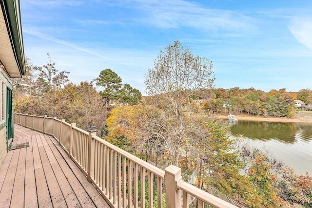 368 Penninsula Pt, Lynch Station, VA 24571 - wooden terrace with a water view