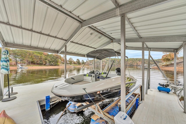 368 Penninsula Pt, Lynch Station, VA 24571 - dock with boat lift and a water view