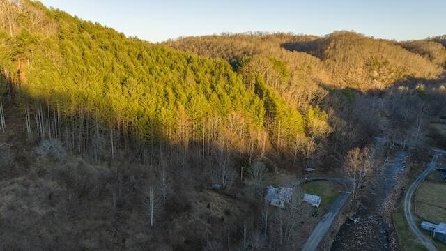 exterior space with a view of trees