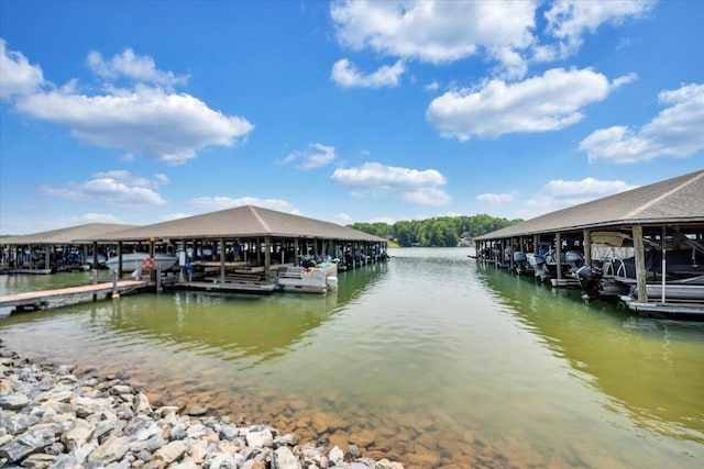 1273 Graves Harbor Trl Unit 3204, Huddleston, VA 24104 - dock area featuring a water view