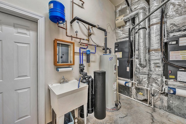20 Waverly Ct, Moneta, VA 24121 - utilities with water heater and a sink