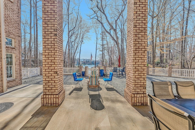 20 Waverly Ct, Moneta, VA 24121 - view of patio / terrace with fence
