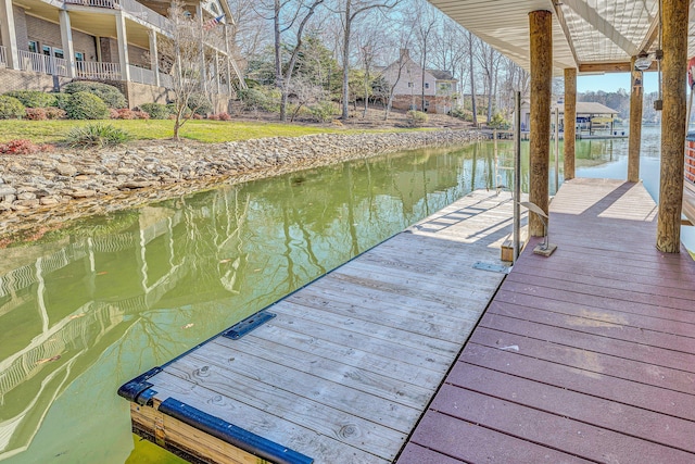 20 Waverly Ct, Moneta, VA 24121 - view of dock featuring a water view