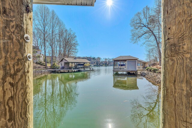 20 Waverly Ct, Moneta, VA 24121 - view of water feature with a boat dock