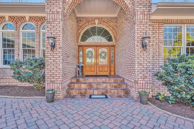 20 Waverly Ct, Moneta, VA 24121 - view of exterior entry featuring french doors and brick siding