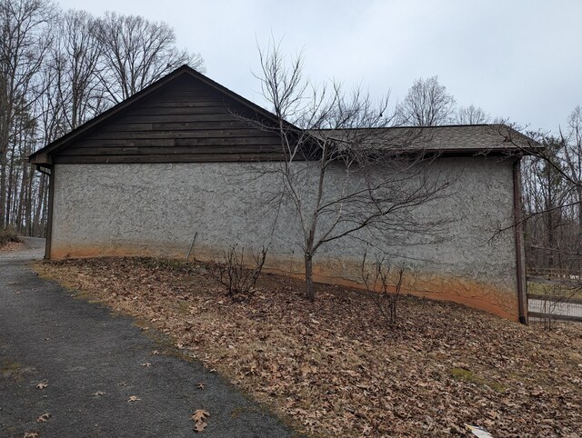 view of property exterior featuring stucco siding