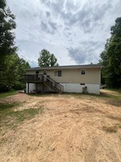 view of rear view of property