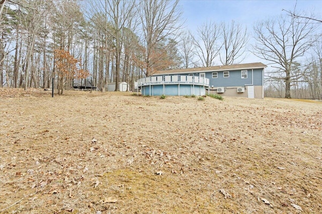 view of front of house with an outdoor pool