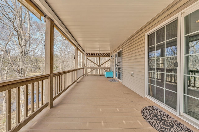 view of deck