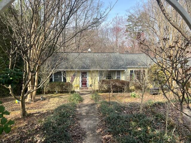 view of ranch-style house