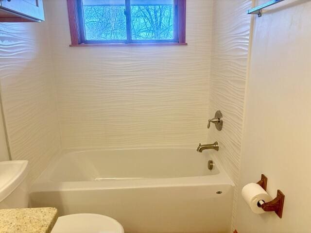 182 Dogwood Ln, Troutville, VA 24175 - bathroom with shower / bathing tub combination, toilet, and vanity