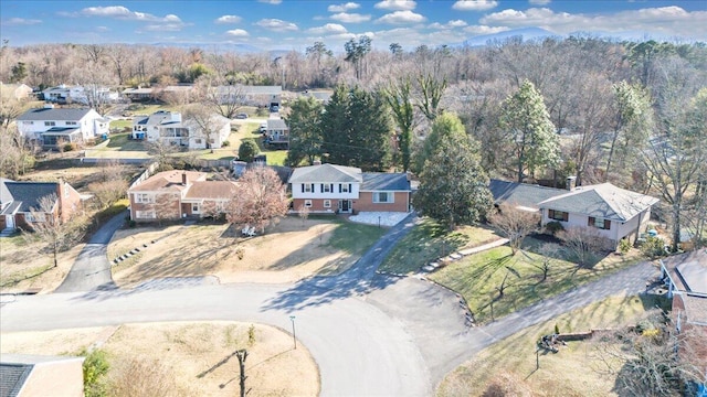 drone / aerial view featuring a residential view