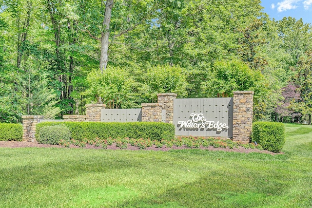 40 Sandpiper Cir, Penhook, VA 24137 - community / neighborhood sign with a yard