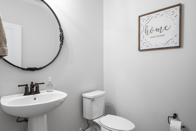1042 Round Meadow Dr, Christiansburg, VA 24073 - half bath with toilet and a sink
