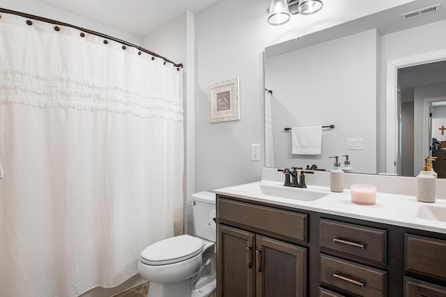 1042 Round Meadow Dr, Christiansburg, VA 24073 - bathroom featuring toilet and double vanity