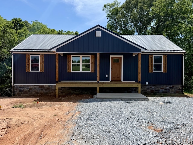 1484 White House Rd, Moneta, VA 24121 - view of front of property with metal roof and covered porch