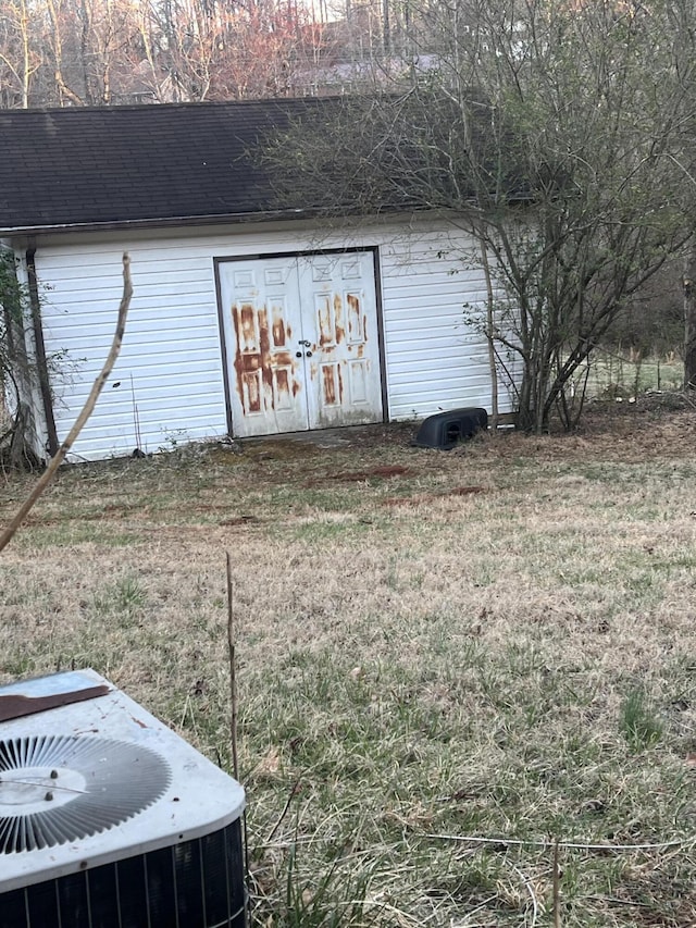 451 Grand Lake Dr, Ridgeway, VA 24148 - view of outdoor structure featuring cooling unit