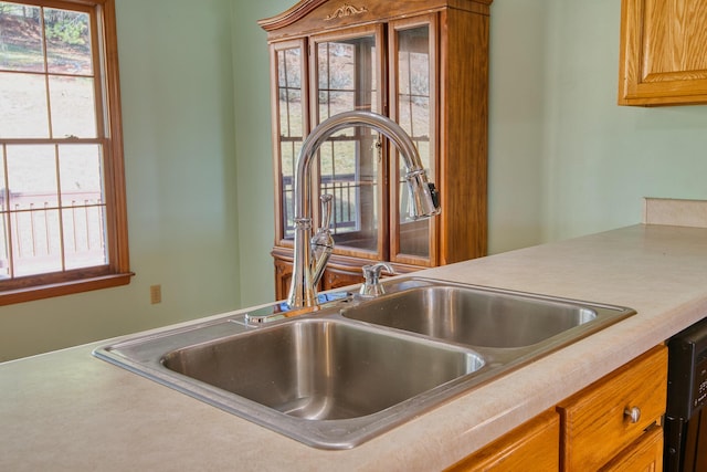 195 Showalter Rd NW, Willis, VA 24380 - kitchen view of a sink and light countertops