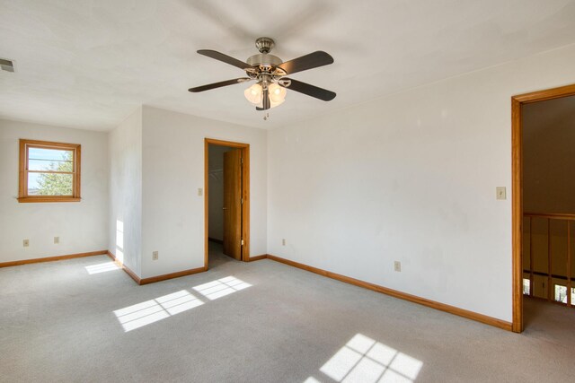 195 Showalter Rd NW, Willis, VA 24380 - spare room with carpet and ceiling fan