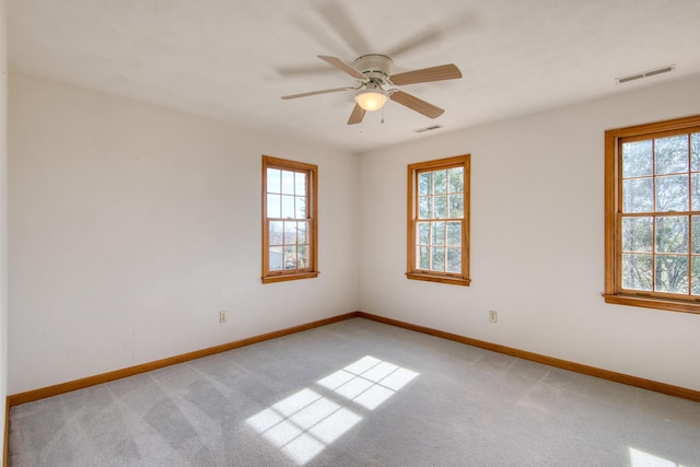 195 Showalter Rd NW, Willis, VA 24380 - spare room featuring carpet floors and a ceiling fan