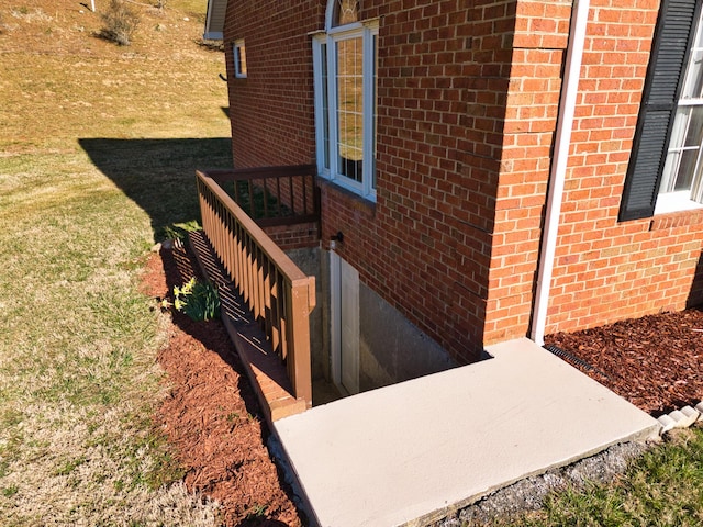 195 Showalter Rd NW, Willis, VA 24380 - exterior view of brick siding
