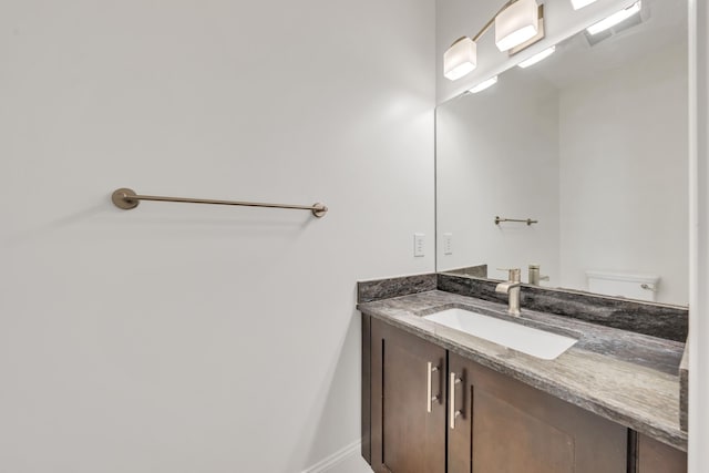 7425 Willow Leaf Cir, Roanoke, VA 24018 - bathroom featuring vanity and baseboards
