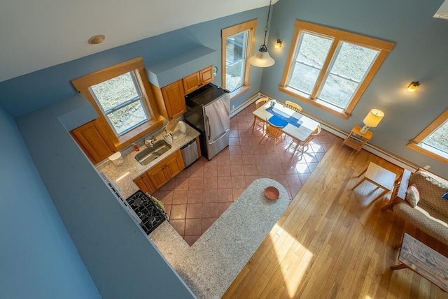 475 Loss Bent Rd NW, Riner, VA 24149 - living room featuring light wood-style flooring