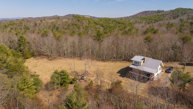 475 Loss Bent Rd NW, Riner, VA 24149 - aerial view of property and surrounding area featuring mountains and a heavily wooded area