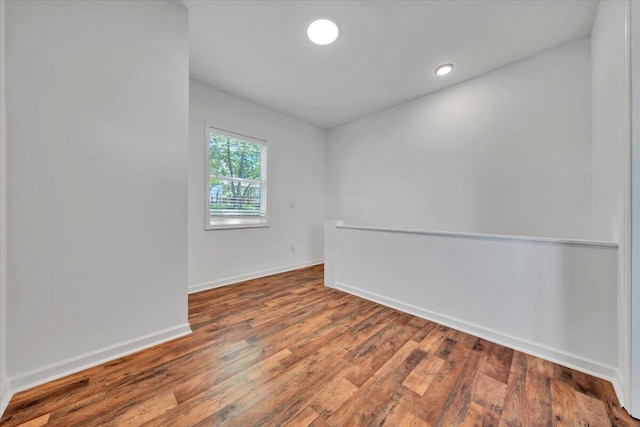 1113 17th St SE, Roanoke, VA 24013 - empty room with baseboards, recessed lighting, and wood finished floors