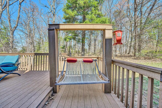 view of deck