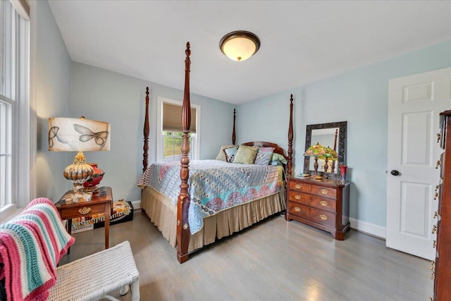 721 Mount Vernon Ave, Salem, VA 24153 - bedroom featuring baseboards and wood finished floors