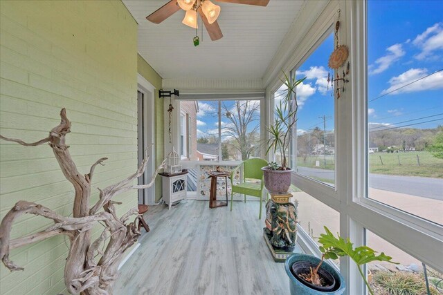 721 Mount Vernon Ave, Salem, VA 24153 - sunroom / solarium with wood finished floors