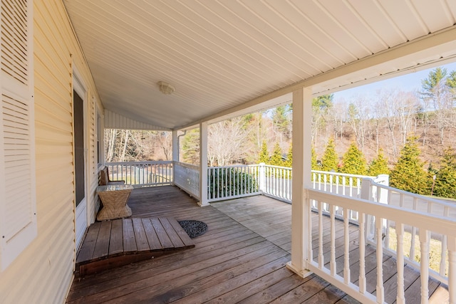 3512 Conner Grove Rd SW, Willis, VA 24380 - view of deck