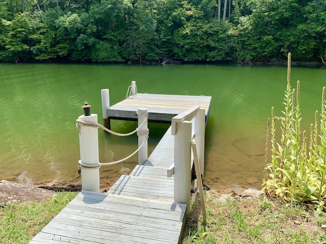 113 Lake Park Dr, Union Hall, VA 24176 - view of dock featuring a water view
