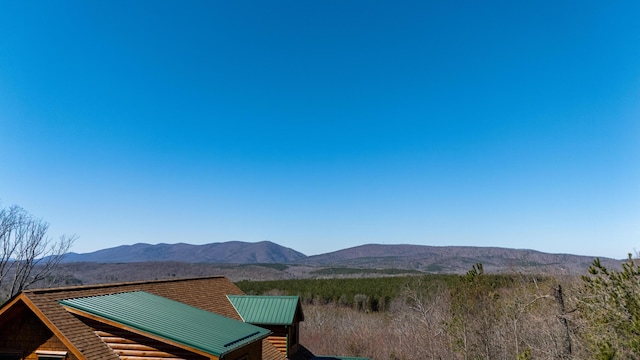 view of mountain feature