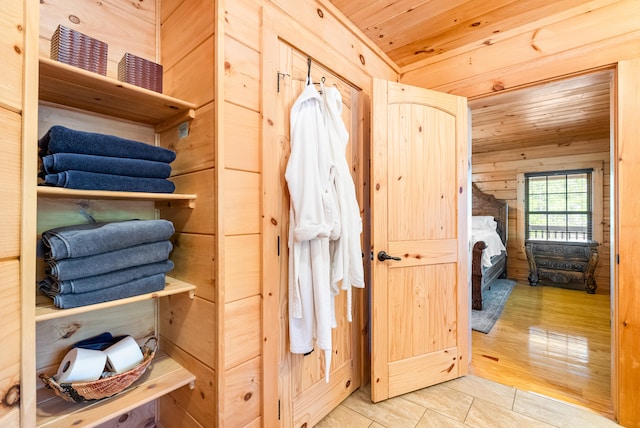 view of closet