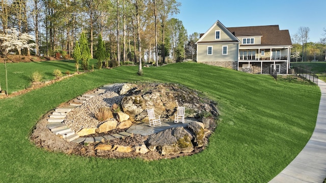 view of yard