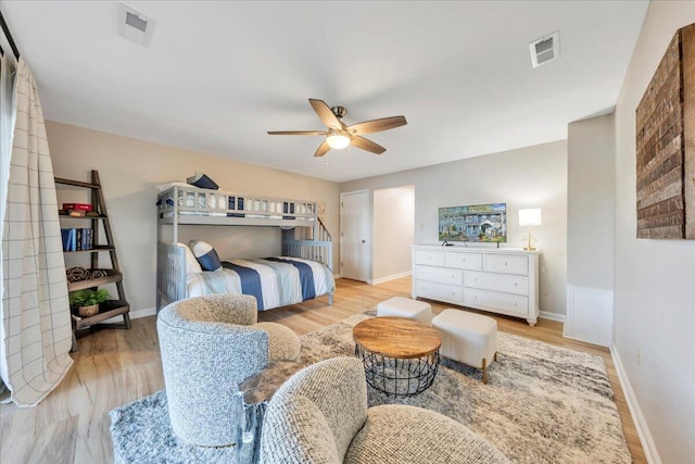 1791 Windlass Rd, Moneta, VA 24121 - bedroom with wood finished floors, visible vents, and baseboards
