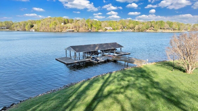 1791 Windlass Rd, Moneta, VA 24121 - dock area featuring a water view