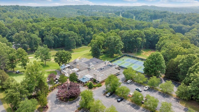 1791 Windlass Rd, Moneta, VA 24121 - bird's eye view featuring a wooded view