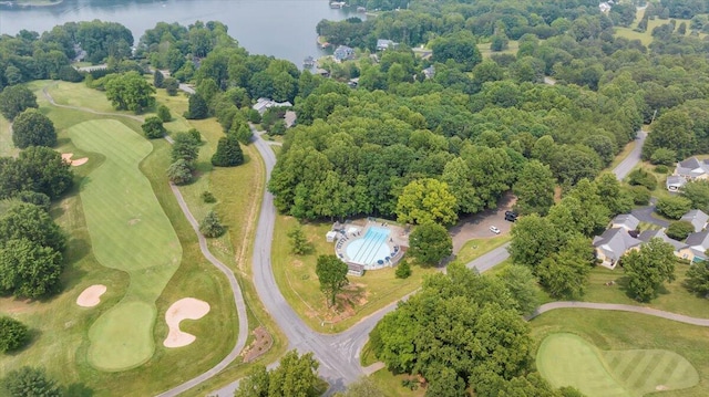 1791 Windlass Rd, Moneta, VA 24121 - birds eye view of property featuring golf course view and a water view