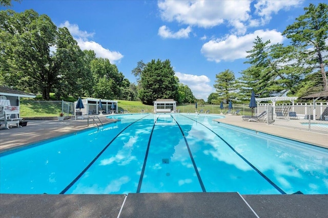 1791 Windlass Rd, Moneta, VA 24121 - pool with fence