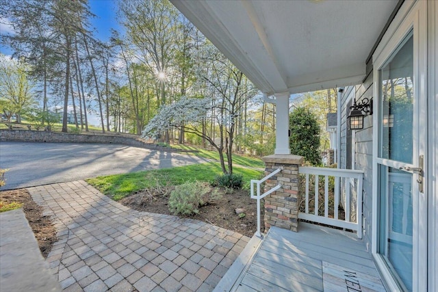 1791 Windlass Rd, Moneta, VA 24121 - view of patio with covered porch