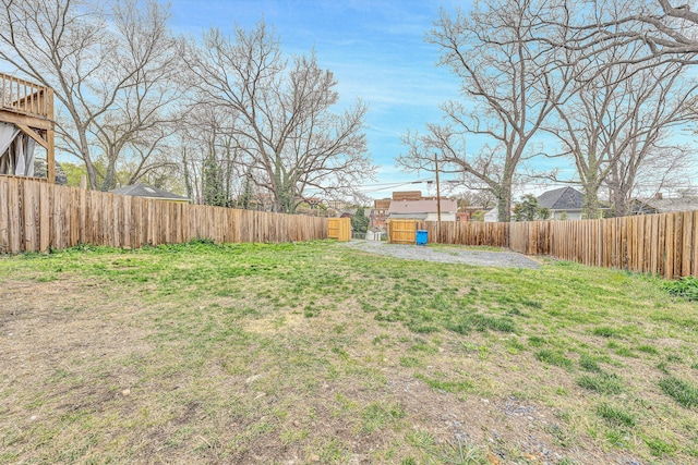 535 Day Ave SW, Roanoke, VA 24016 - view of yard featuring a fenced backyard