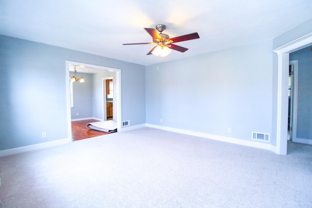 2048 Laura Rd NW, Roanoke, VA 24017 - unfurnished bedroom featuring visible vents, baseboards, and carpet
